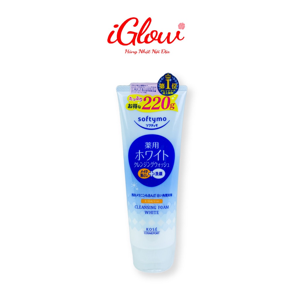 Sữa rửa mặt Kose Softymo Nhật Bản 220g