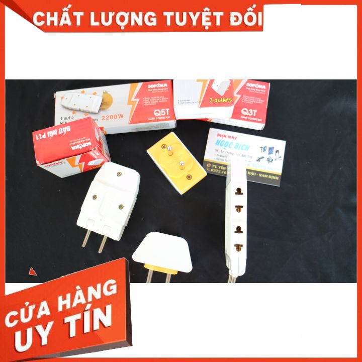 [RẺ VÔ ĐỊCH] Phích cắm điện thông minh 1 chia 3 và 1 chia 5 SOPOKA Q3,Q5,P11,P7