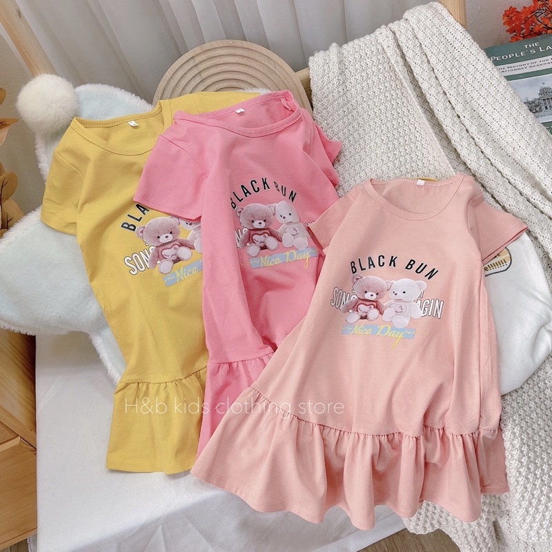 VÁY COTTON ĐUÔI CÁ SIÊU XINH CHO BÉ