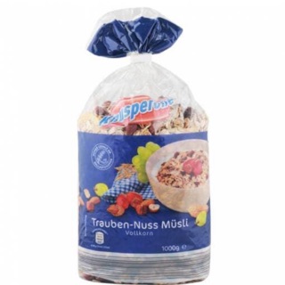 NGŨ CỐC YẾN MẠCH TRÁI CÂY KHÔ KNUSPERONE 1KG - FROM GERMANY
