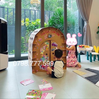 nhà carton giấy cho bé