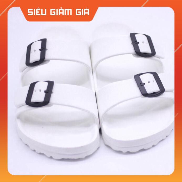 Dép 2 Quai Nhựa Nam Nữ 2 Quai Ngang 2 Khóa - Hàng Xuất Khẩu -new