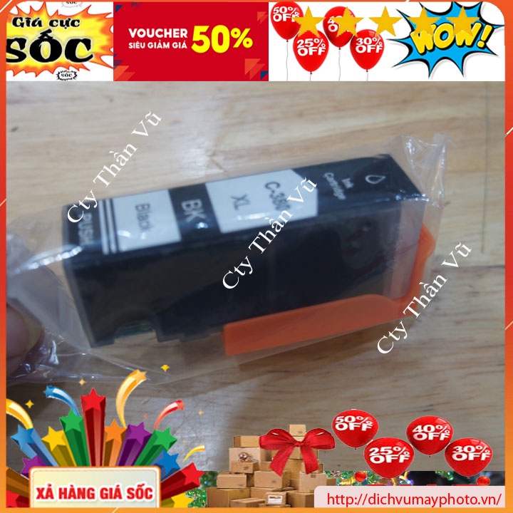 Bộ thỏi mực 380 381 dẫn mực liên tục cho máy in màu canon PIXUS TS8330 TS8130 TS8230 TS 8330 8230 Kholinhkienmayin