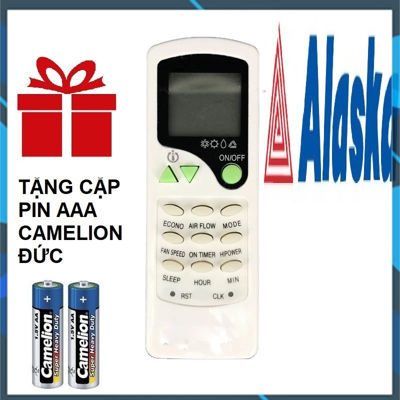 Remote máy lạnh ALASKA mẫu 3 - Điều khiển điều hòa ALASKA mẫu 3