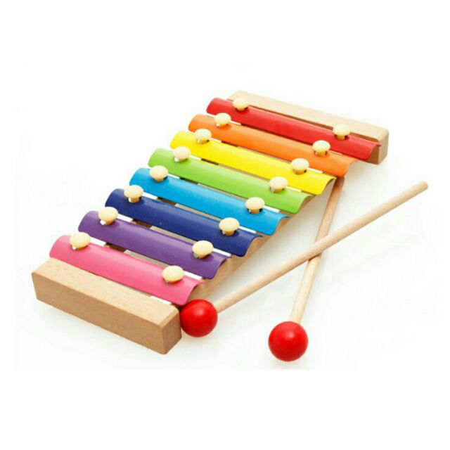 Bộ đồ chơi đàn gỗ 8 âm IQ VIỆT phát triển khả năng âm nhạc cho bé