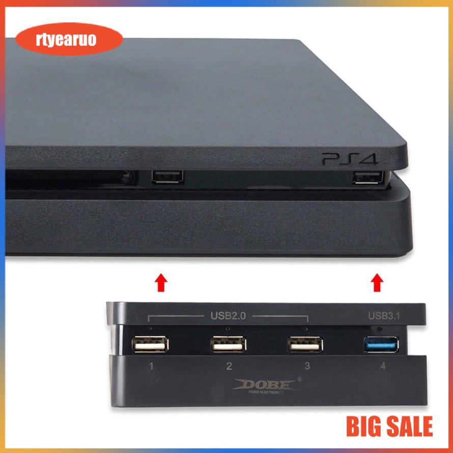 Bộ hub chia cổng usb 4 trong 1 tốc độ cao cho Sony PlayStation 4 Slim PS4 Slim