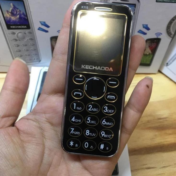 Điện thoại mini Kechaoda K115 kiêm tai nghe bluetooth nhỏ gọn 3 sóng siêu mỏng BH 12 tháng | BigBuy360 - bigbuy360.vn