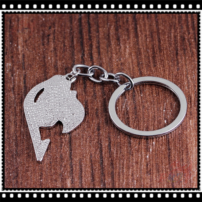 1 Móc khóa kim loại hình logo Anime Fairy Tail