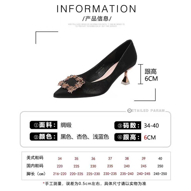 Giày Cao Gót Mũi Nhọn Thiết Kế Mới Thời Trang Dành Cho Mùa Xuân