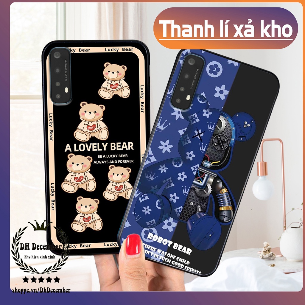 Ốp lưng Realme 7 in hình 3D lucky, gấu Brick xinh xắn - KHÔNG NÊN BỎ LỠ