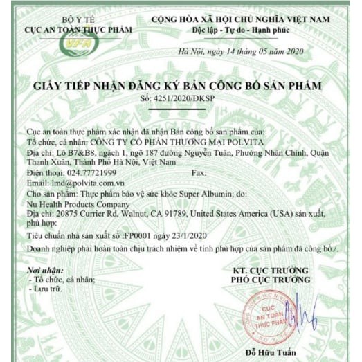 Viên uống SUPER ALBUMIN lọ 100 viên giúp tăng cường miễn dịch,tăng cường chức năng gan