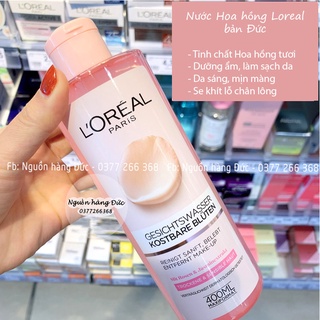 Nước hoa hồng LOREAL chiết xuất 100% từ hoa hồng tươi