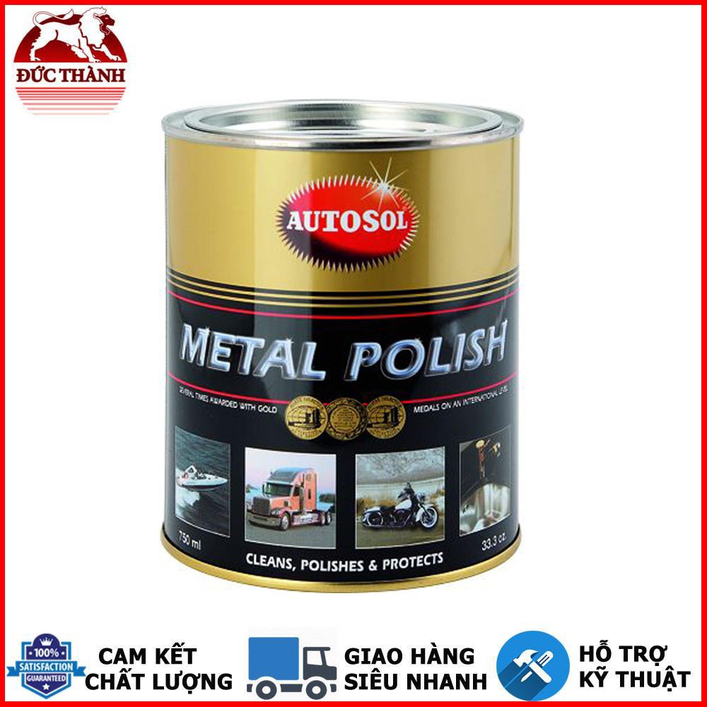 KEM ĐÁNH BÓNG KIM LOẠI ĐA DỤNG DẠNG LON LỚN AUTOSOL METAL POLISH #1100 750ML
