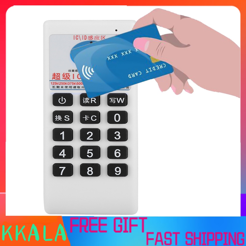 🔥Hàng Sẵn🔥KKALA Đầu Đọc Thẻ Từ Kkmoon Ic / Id 125khz 13.56mhz Máy đọc ghi dữ liệu cho thẻ từ Dụng cụ đọc và tạo biển sao thẻ RFID 125KHz cầm tay