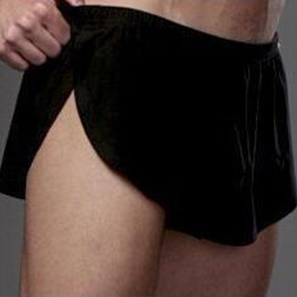 Men Soild Underwear Boxer Shorts Underpants Sexy Trunks Pouch Briefs Knickers