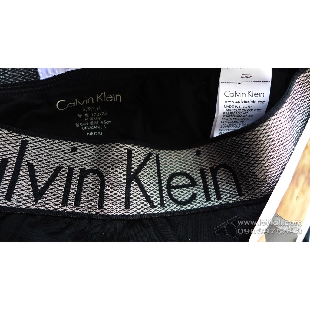 [AUT.] Quần lót nam Calvin Klein NB1294 Customized Stretch Hip Brief Black