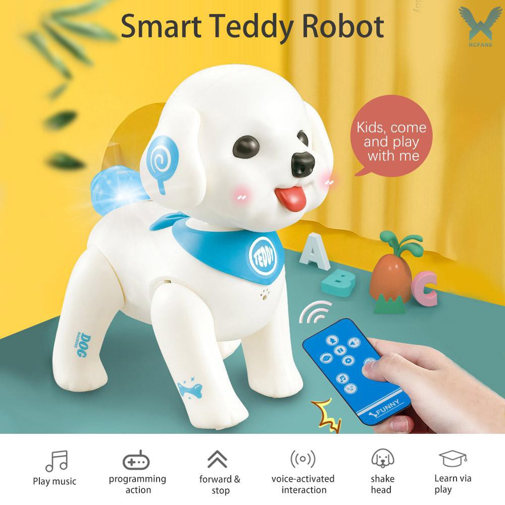 Đồ Chơi Robot Chó Robot K19 Rc Điều Khiển Bằng Giọng Nói Cho Bé