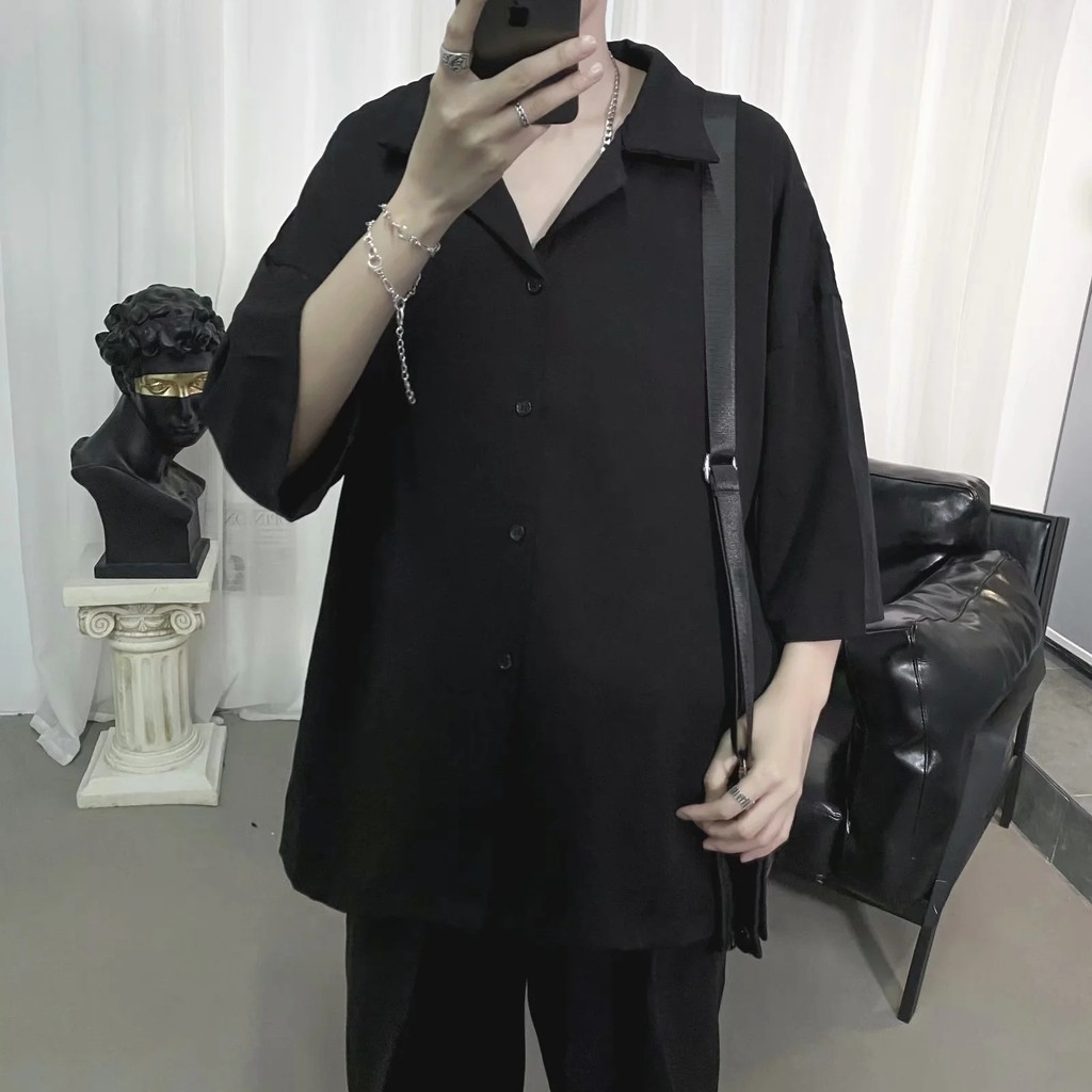 Áo Sơ Mi Nam Ngắn Tay Tay 3 / 4 | BigBuy360 - bigbuy360.vn