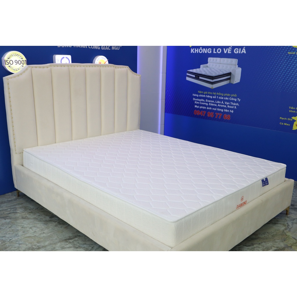 Nệm Lò Xo Aroma Diamond - Bảo Hành 10 Năm