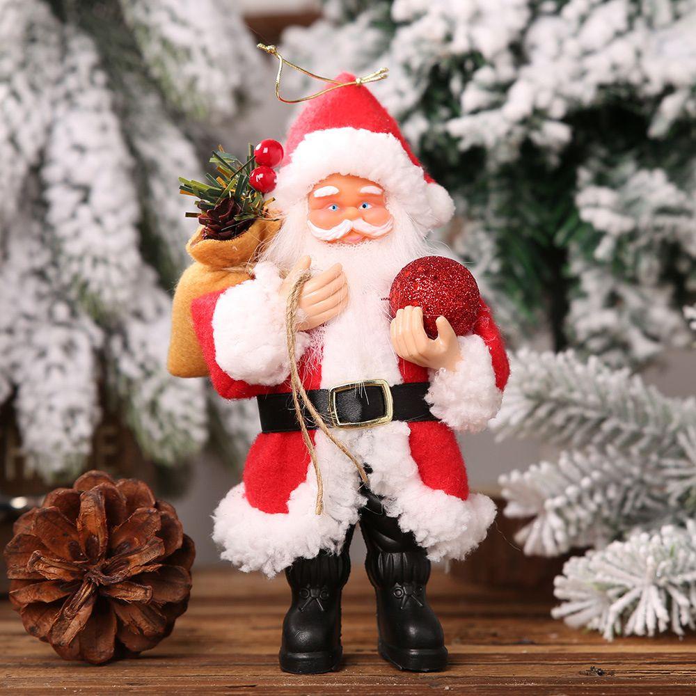 Búp Bê Trang Trí Giáng Sinh Hình Ông Già Noel Dễ Thương 20cm