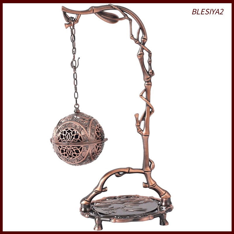 Chinese Alloy Dragon Hanging Backflow Incense Burner Office Bedroom~Bronze