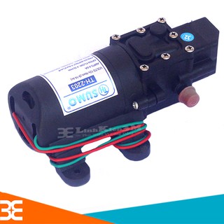Bơm tăng áp. Bơm mini sumo don đen (tang kem loc rac). dùng trong bộ xịt rửa xe, xịt rửa máy lạnh, tưới lan...vv