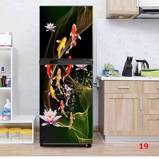 Miếng dán tủ lạnh, máy giặt 3D