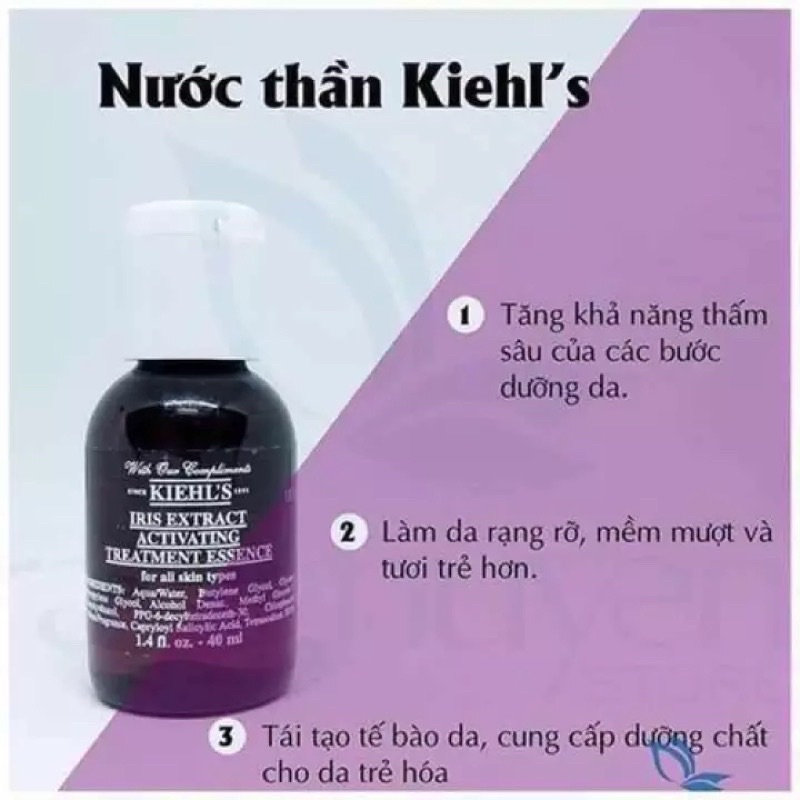 Nước thần Kiehl’s Iris Extract Activating Treatment Essence 40ml | Bovie Cosmetics | WebRaoVat - webraovat.net.vn