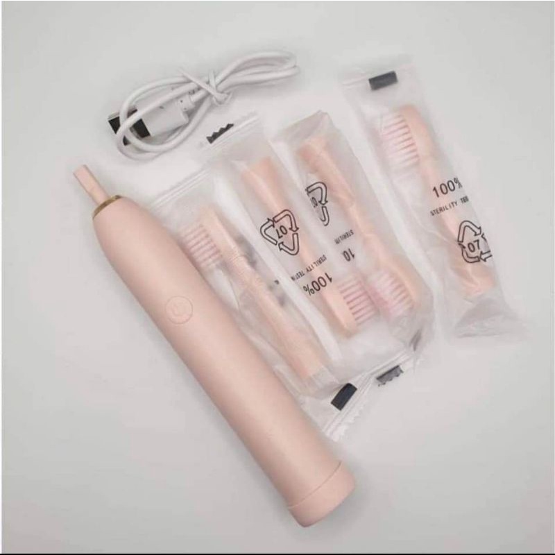 Set Bàn Chải Điện Sonic Gồm Máy Tặng 4 Đầu Thay