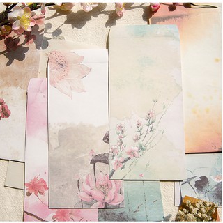 PHONG THƯ GIẤY PHONG CÁCH CỔ TRANG NHẸ NHÀNG