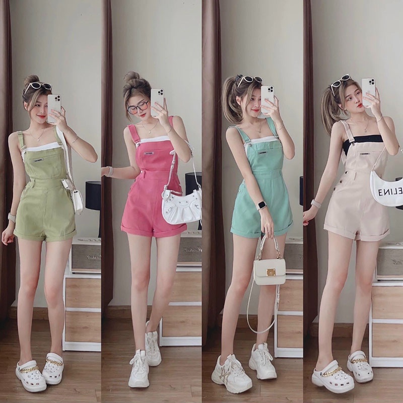 Set Yếm Tăm Kèm Áo Quây Hàng Quảng Châu JS0013- TT Korean