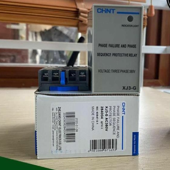 Chint Bộ relay bảo vệ chống mất pha XJ3G XJ3-G - CHINT chống đảo pha, mất pha (hàng chính hãng)