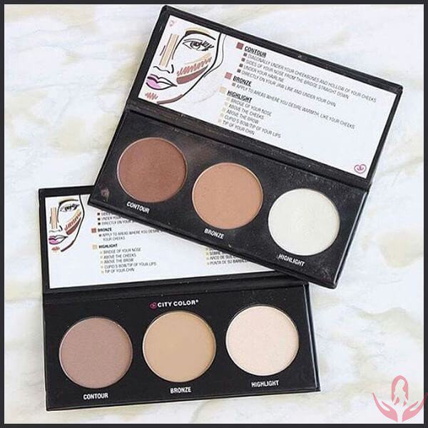 Bảng Phấn Tạo Khối Và Highlight City Color Contour Palette