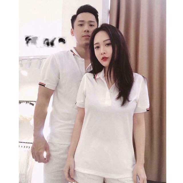 Áo phông gia đình cổ bẻ trẻ trung TTG108