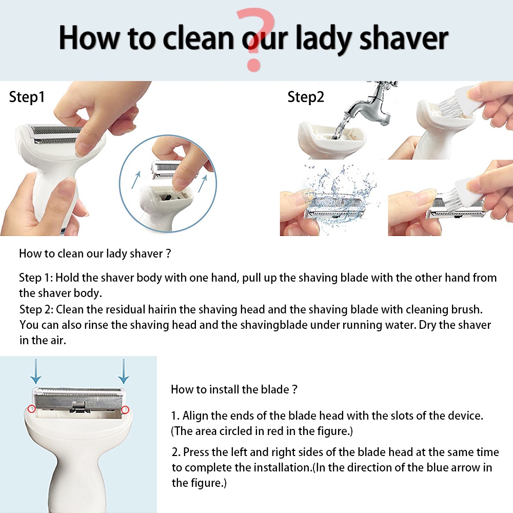 Đầu cạo lông TOGEWITHU 3 trong 1 thay thế cho JCSW210204