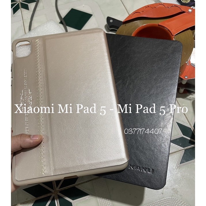 Bao da Kaku cho máy tính bảng Xiaomi Mi Pad 5/ Mi Pad 5 Pro nắp gập 2 mặt chính hãng