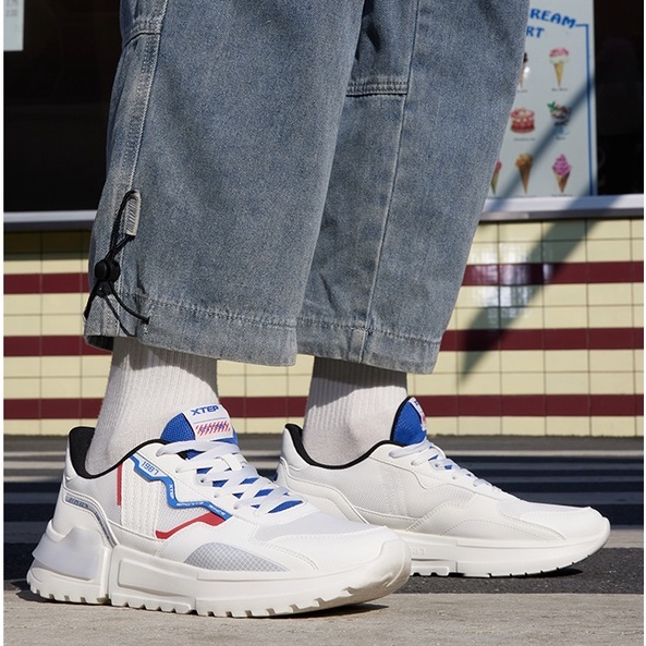 Giày thể thao Xtep mềm mại chống trượt thoáng khí phong cách cổ điển thời trang dành cho nam