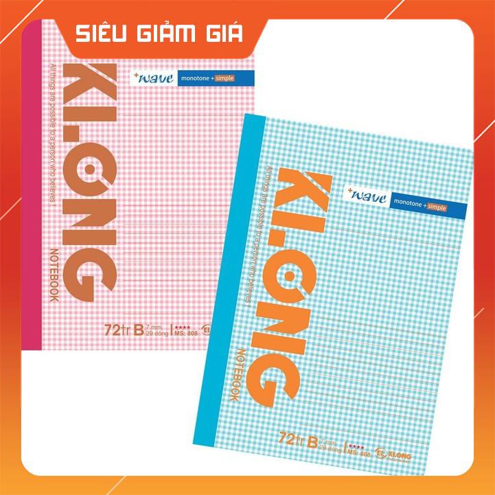 VỞ KLONG 72 TRANG KẺ NGANG