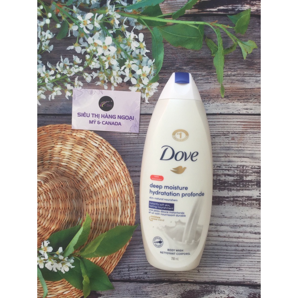 Sữa Tắm Dove Deep Moisture Hydratation Profonde Dưỡng Ẩm Chuyên Sâu Xuất Xứ Canada 710ml - TCMarts