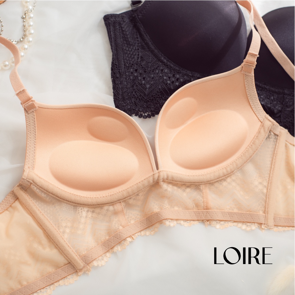Áo Ngực Đệm Dày Dây Lưng Thấp Mảnh LOIRE BRL04