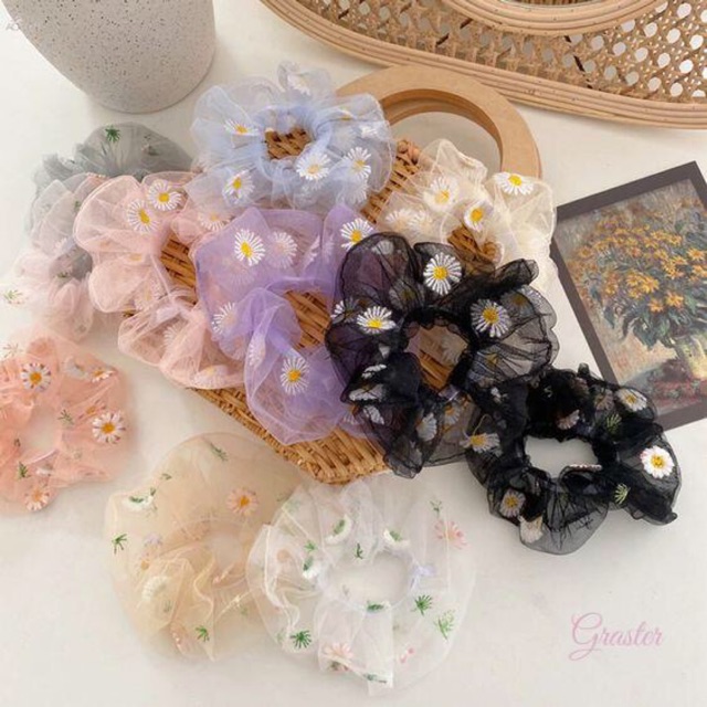 Scrunchie Hoa Cúc
