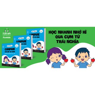 Sách Black & White book - Compare - Con biết so sánh (Sách Tiếng Anh song ngữ dành cho trẻ từ 1 -5 tuổi)