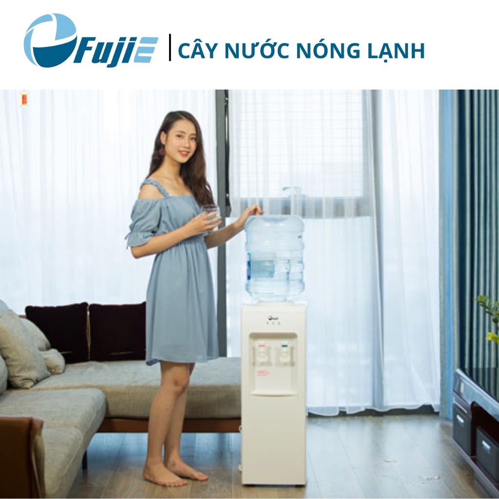 Cây nước nóng lạnh FujiE WD1105E, làm lạnh bằng chip điện tử công nghệ Nhật, Bảo hành chính hãng 24 tháng