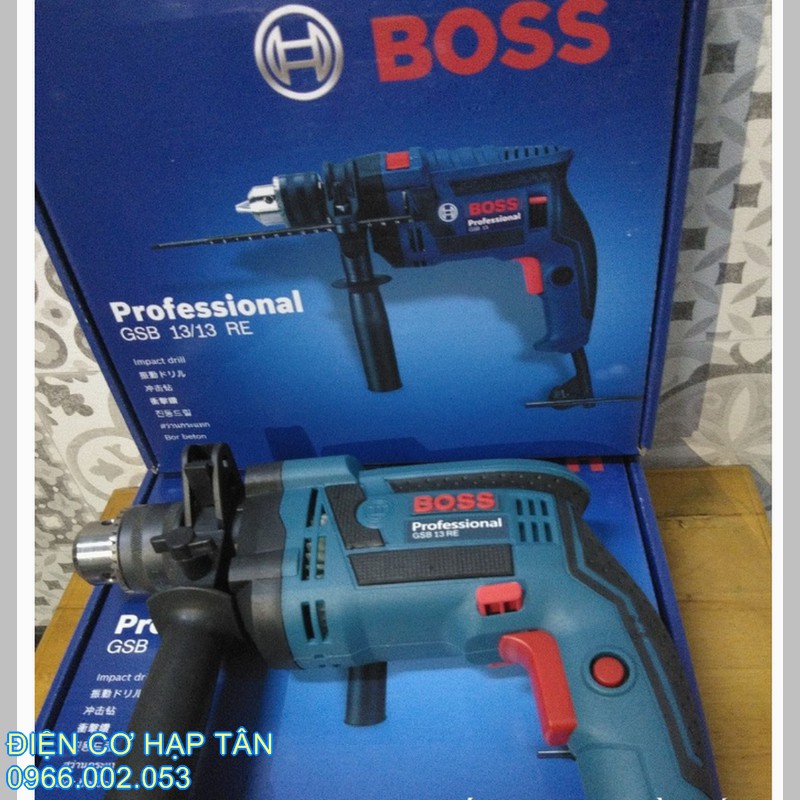 MÁY KHOAN BÊ TÔNG BOSS 13RE  _CÔNG SUẤT LỚN 1700W DÙNG CHO GIA ĐÌNH