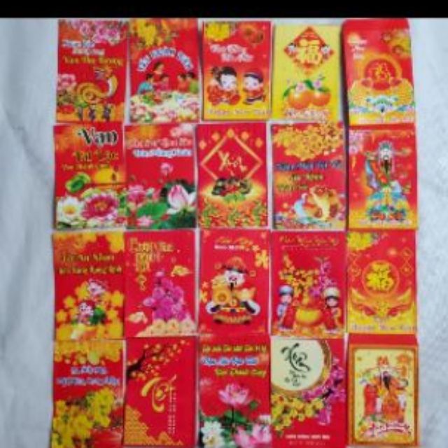 Sỉ 1500 lì xì VN nhỏ 7x11cm