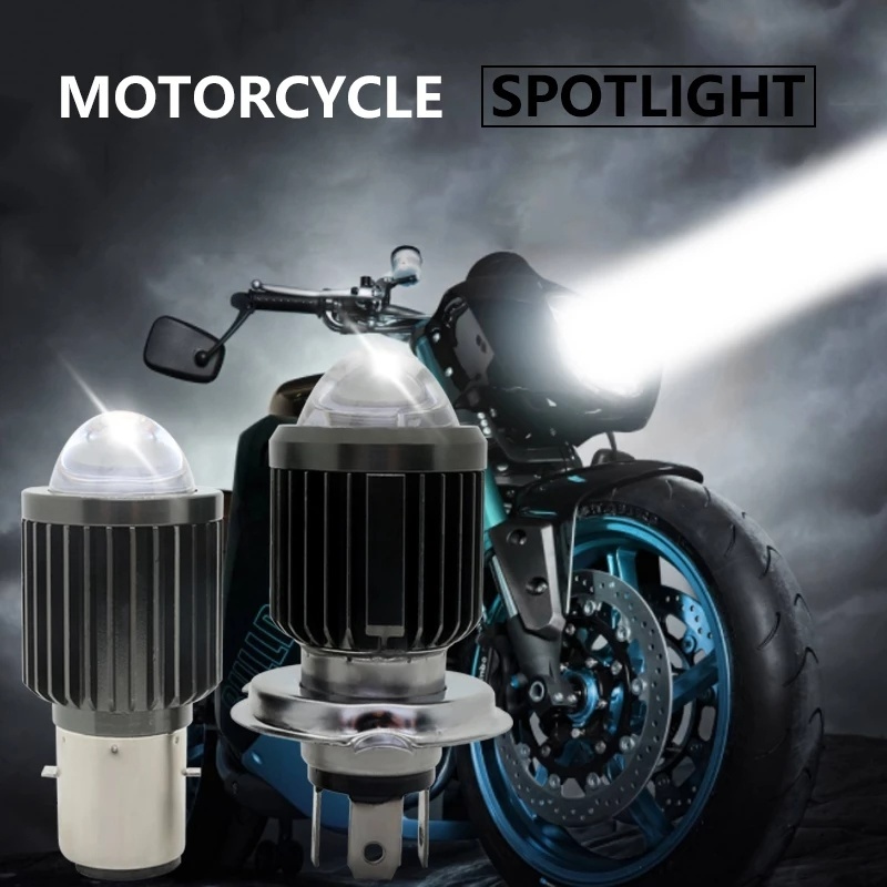Đèn Pha Led 12-80V Nhiều Màu Sắc Cho Xe Máy/Xe Đạp Điện