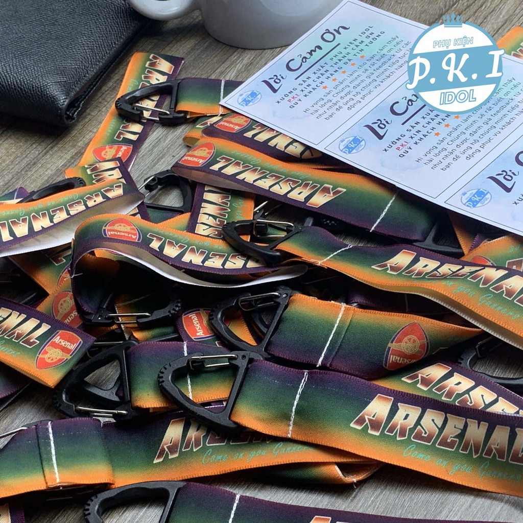 Xả Kho : Móc Khóa , Móc Treo Balo In Hình CLB Arsenal - Xả Kho Rẻ Nhất Shopee