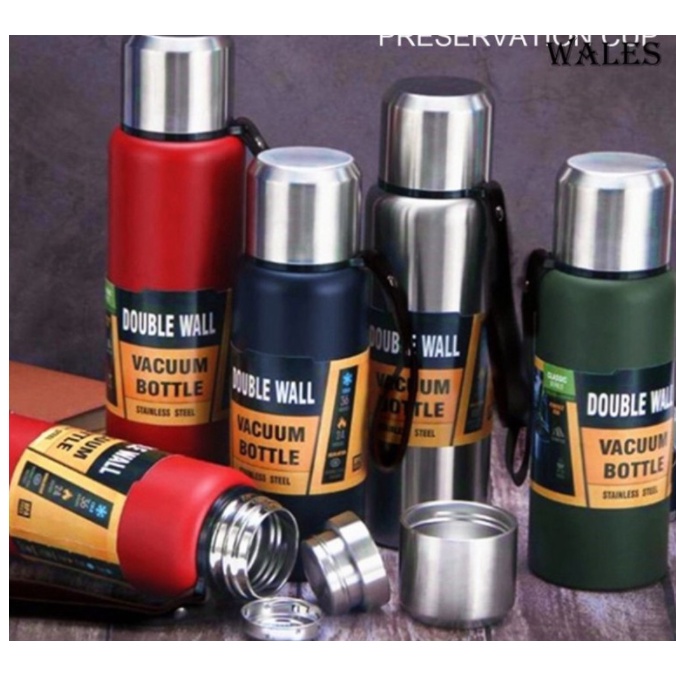 Bình giữ nhiệt 1000ml có lưới lọc trà kèm nắp cốc uống giữ nhiệt 12 tiếng Gia dụng VTV