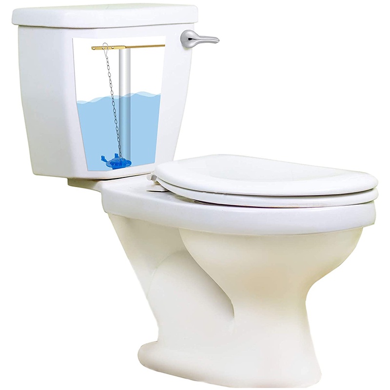 Bộ Nắp Bồn Cầu Thay Thế Kèm 4 Dây Xích Cao Su Thay Thế Thông Dụng