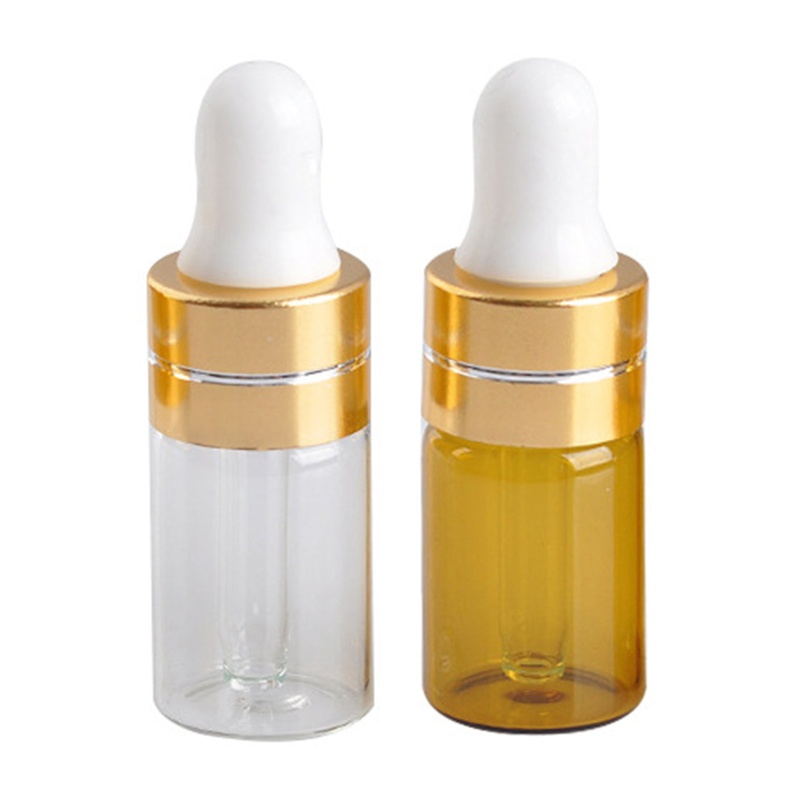 Set 10 Lọ Thủy Tinh Rỗng Mini 3ml 5ml Có Thể Đổ Đầy Tiện Lợi Du Lịch